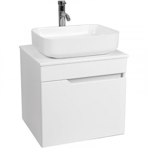 Тумба под раковину VIANT Куба 57 VKUB57N-T1STP подвесная Белая