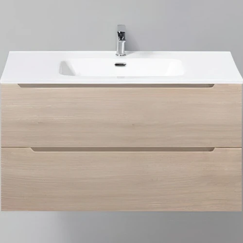 Тумба под раковину BelBagno Etna 100 ETNA-1000-2C-SO-RG-P подвесная Rovere Grigio МДФ / ЛДСП