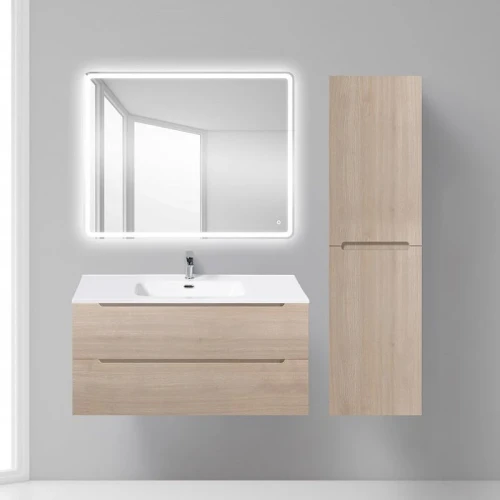 Тумба под раковину BelBagno Etna 100 ETNA-1000-2C-SO-RG-P подвесная Rovere Grigio МДФ / ЛДСП