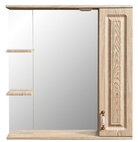 Зеркало со шкафом Stella Polar Кармела 75/С SP-00000182 с подсветкой Карпатская ель
