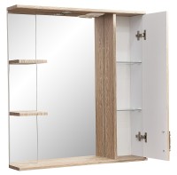 Зеркало со шкафом Stella Polar Кармела 75/С SP-00000182 с подсветкой Карпатская ель