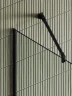 Душевая перегородка Maybah Glass MGD-720-6у 690x1950 в узком профиле Черный стекло прозрачное