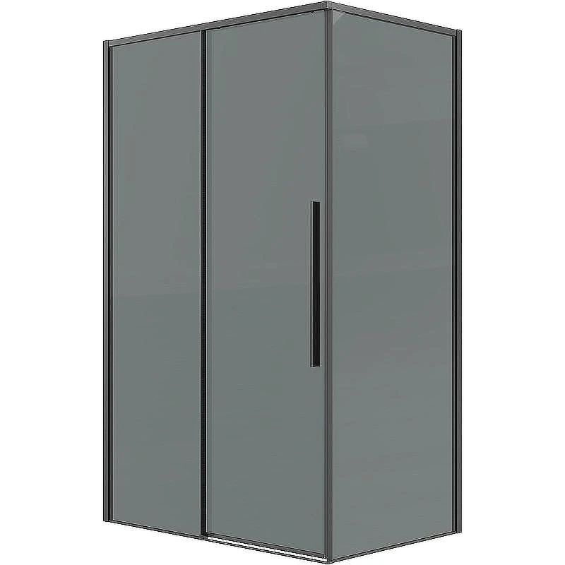 Душевая стенка Grossman Galaxy 80 200.K33.01.80.42.10 профиль Графит сатин стекло тонированное