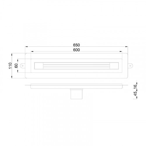 Душевой лоток Boheme