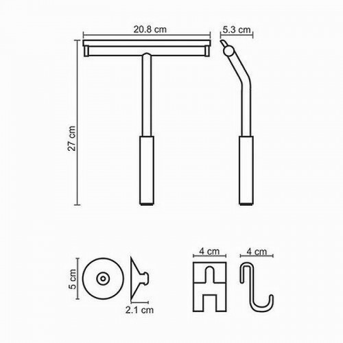 Скребок WasserKRAFT K-211 Хром