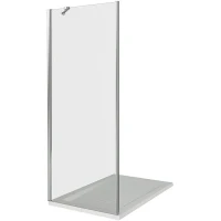Душевая стенка Good Door Mokka SP-90-C-WE 90 профиль Белый стекло прозрачное