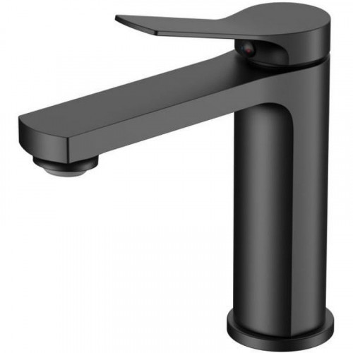 Смеситель для раковины Vincea Arco VBF-4AR01MB Черный матовый латунь