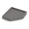 Акриловый поддон для душа Veconi Tezeo Acrylic TZ-53GR 80х80 TZ53GR-80-C5 цвет Серый