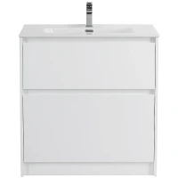 Тумба под раковину BelBagno Kraft 80 KRAFT-800-2C-PIA-BO Bianco Opaco МДФ / ЛДСП