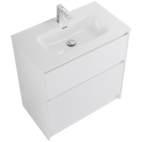 Тумба под раковину BelBagno Kraft 80 KRAFT-800-2C-PIA-BO Bianco Opaco МДФ / ЛДСП