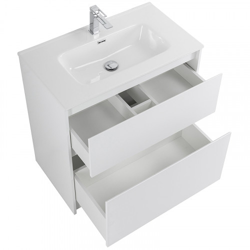 Тумба под раковину BelBagno Kraft 80 KRAFT-800-2C-PIA-BO Bianco Opaco МДФ / ЛДСП