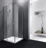 Душевой уголок Cezares Verona A-1 100x100 VERONA-W-A-1-100-P-Cr-L профиль Хром стекло рифленое