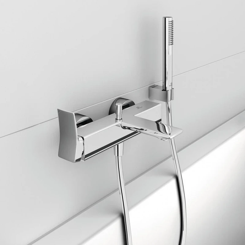 Комплект верхнего и ручного душа Ideal Standard Ideal Rain BD389AA Хром латунь на стену