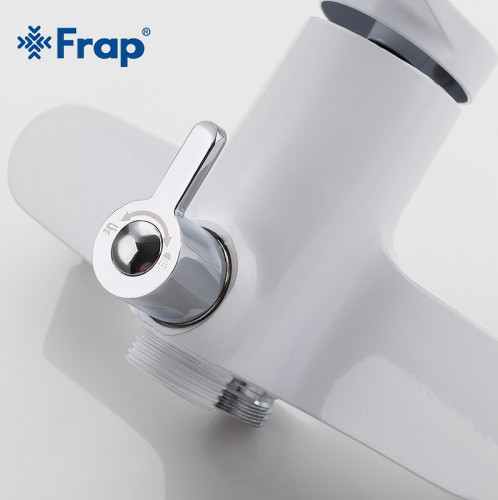 Смеситель для ванны Frap H45 F2245 универсальный Белый Хром