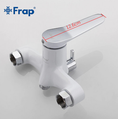 Смеситель для ванны Frap H45 F2245 универсальный Белый Хром