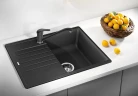 Кухонная мойка Blanco Zia 45S Compact 524730 Кофе искусственный камень (литьевой мрамор) встраиваемый