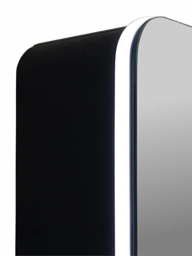 Зеркальный шкаф Art&Max Lecce 56 L AM-Lec-560-850-1D-L-DS-F-Nero с подсветкой цвет Черный