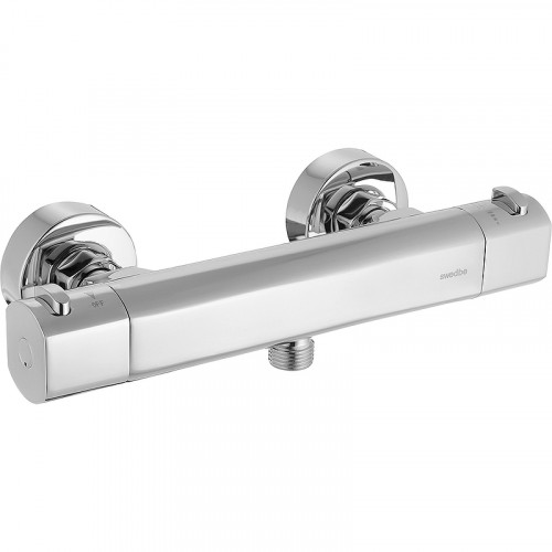 Смеситель для душа Swedbe Mercury 9053 с термостатом Хром латунь на стену