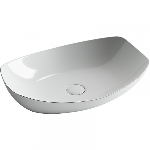 Раковина-чаша Ceramicanova Element 56 CN5016 Белая фарфор накладная