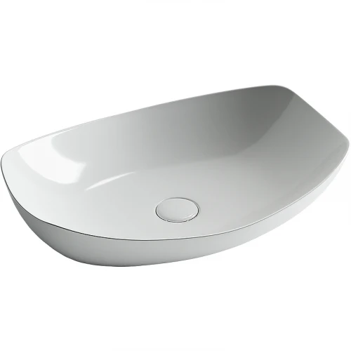 Раковина-чаша Ceramicanova Element 56 CN5016 Белая фарфор накладная