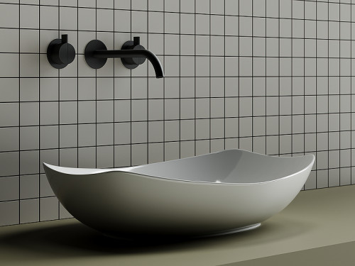 Раковина-чаша Ceramicanova Element 56 CN5016 Белая фарфор накладная