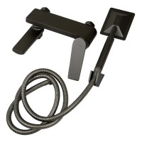Смеситель для ванны Haiba HB60533-3 Пепельный на стену