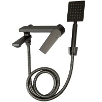 Смеситель для ванны Haiba HB60533-3 Пепельный на стену