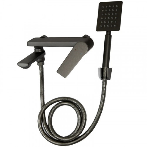 Смеситель для ванны Haiba HB60533-3 Пепельный на стену