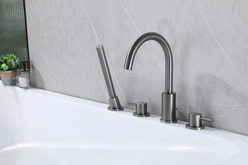 Смеситель для ванны Abber Wasser Kreis AF8113NG цвет Никель