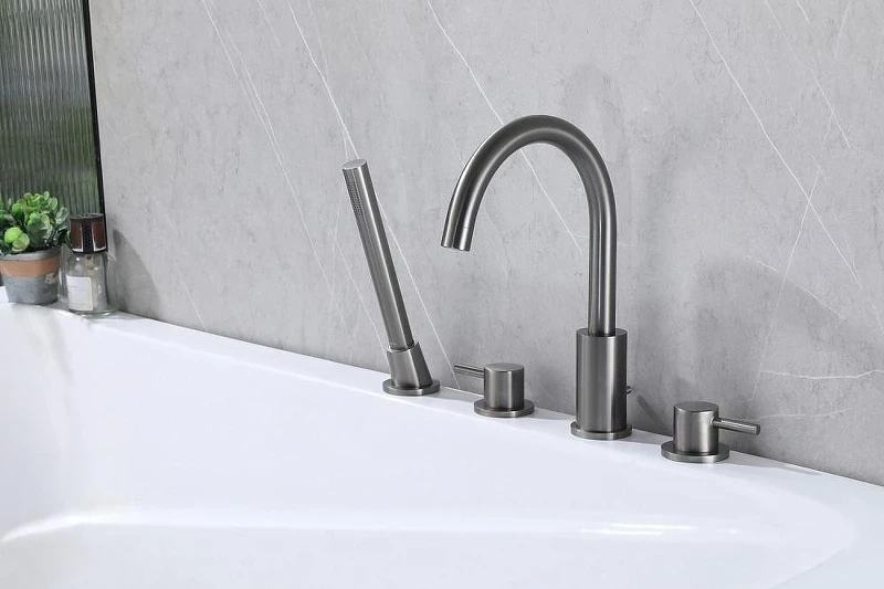 Смеситель для ванны Abber Wasser Kreis AF8113NG цвет Никель