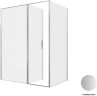 Душевой уголок Allen Brau Priority 160x100 3.31038.BA+3.31047.BA цвет профиля Серебро браш стекло прозрачное