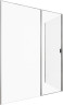 Душевой уголок Allen Brau Priority 160x100 3.31038.BA+3.31047.BA цвет профиля Серебро браш стекло прозрачное