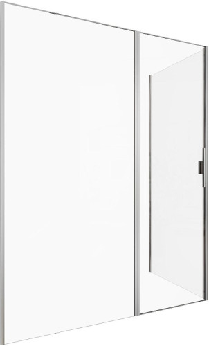 Душевой уголок Allen Brau Priority 160x100 3.31038.BA+3.31047.BA цвет профиля Серебро браш стекло прозрачное