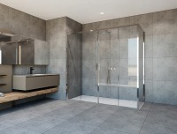 Душевой уголок Vincea Garda 170х90 VSR-1G29017CL профиль Хром стекло прозрачное