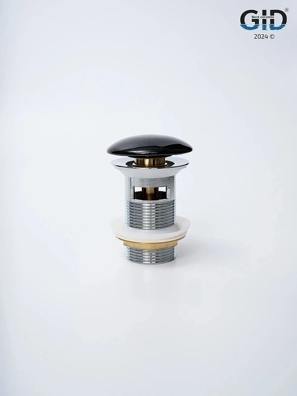 Донный клапан Gid Minucia Bl100-1 72202K Click-clack цвет Черный глянцевый
