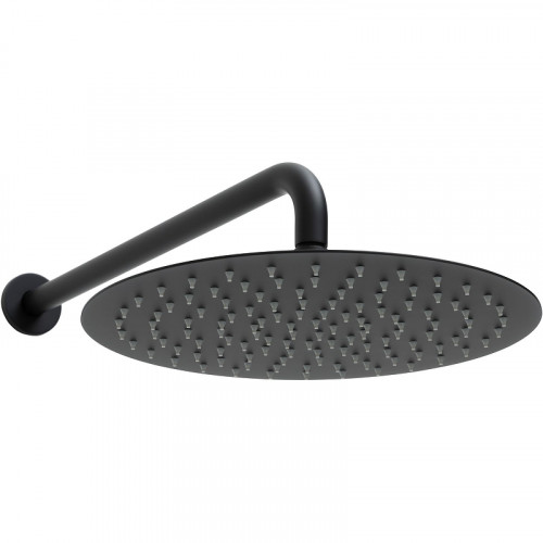 Верхний душ Allen Brau Priority 5.31A17-31 Черный матовый нержавеющая сталь на стену