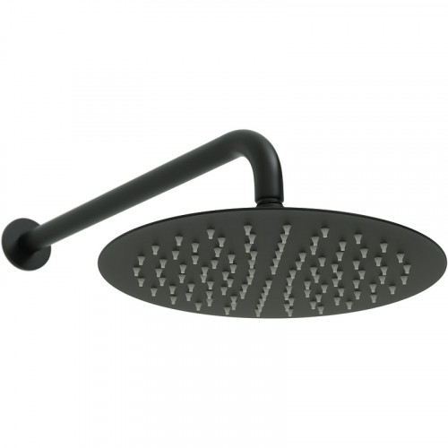 Верхний душ Allen Brau Priority 5.31A17-31 Черный матовый нержавеющая сталь на стену