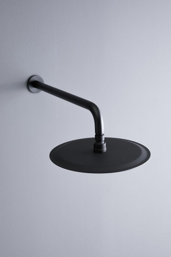 Верхний душ Allen Brau Priority 5.31A17-31 Черный матовый нержавеющая сталь на стену