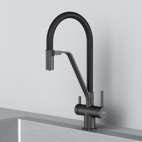 Смеситель для кухни AM.PM Func F8F07822 цвет Черный