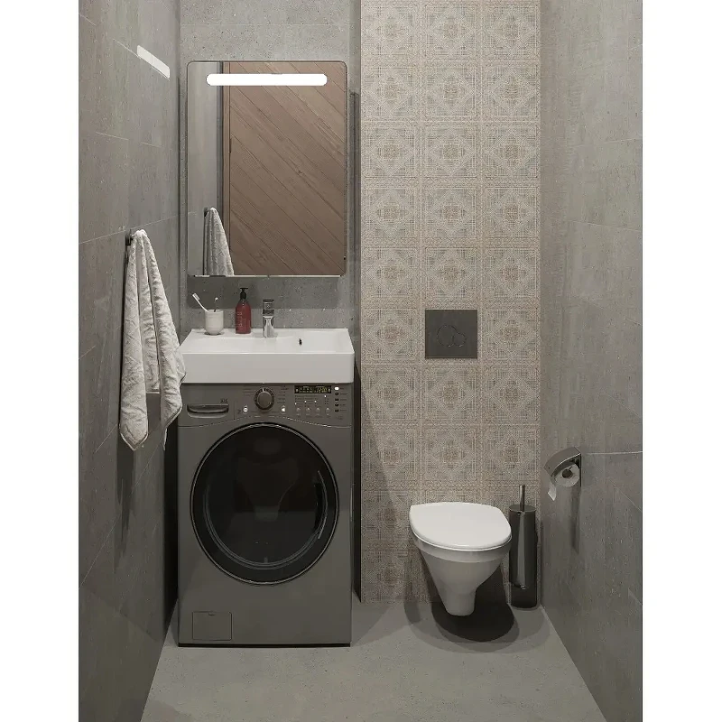 Раковина Santek Клио 1WH501785 цвет Белый с кронштейнами и сифоном