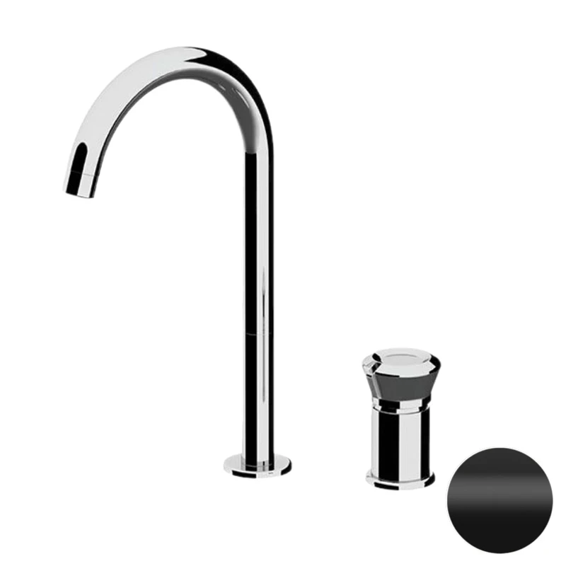 Смеситель для раковины Remer Element ET57LNO цвет Черный матовый