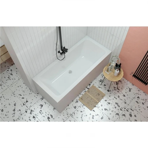 Акриловая ванна Lavinia Boho Pure 170х75 S1-37100075 цвет Белый глянцевый с каркасом