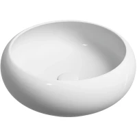 Раковина-чаша Ceramicanova Element 36 CN6050 Белая глянцевая фарфор накладная