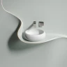 Раковина-чаша Ceramicanova Element 36 CN6050 Белая глянцевая фарфор накладная