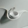 Раковина-чаша Ceramicanova Element 36 CN6050 Белая глянцевая фарфор накладная
