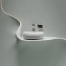 Раковина-чаша Ceramicanova Element 36 CN6050 Белая глянцевая фарфор накладная