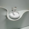 Раковина-чаша Ceramicanova Element 36 CN6050 Белая глянцевая фарфор накладная