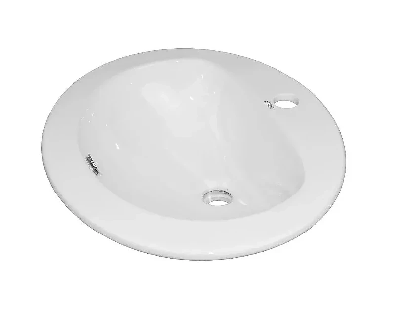 Раковина встраиваемая сверху Azario 51 AZ-6001 цвет Белый