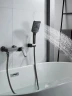 Смеситель для ванны Shevanik S4552T цвет Оружейная сталь