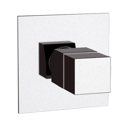 Смеситель для ванны Remer Qubica Thermo QT30 с термостатом Хром латунь на стену